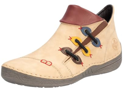 Rieker Botines de mujer 72581, beige, 39 EU