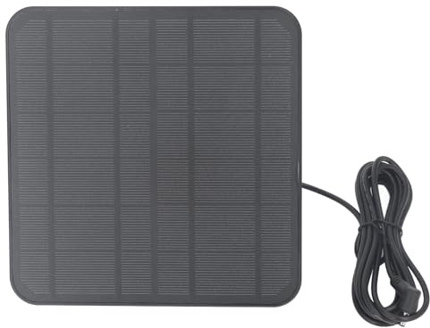 Pannello Solare per Ring, Caricatore Pannello Solare per Fotocamera per Batteria Ring Stick Up e Spotlight Cam, IP65 Resistente Alle Intemperie, con Cavo da 9,8 Piedi, Staffa