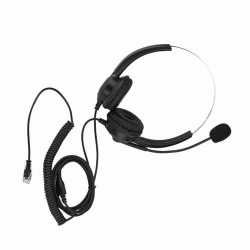 Phone Headsets For Office Phones, Telephone Headsets Telephone Headset Corded Binaural Headset Headphone Telephone Headset Headset Call Center For Desk Phone - Telephone (2.5mm