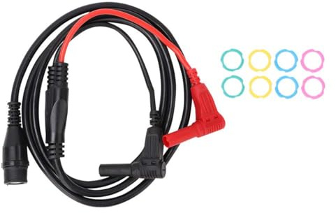 DollaTek Cavo coassiale BNC maschio P1207 per oscilloscopio, cavo coassiale BNC maschio a spina a banana ad angolo retto per apparecchiature elettroniche di prova dell'oscilloscopio
