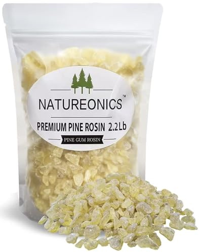 Pine Gum Rosin 2.2 Lb, Pine Resin, Pine Resin for Beeswax Wraps, Pine Sap, Crush to Powder, Rosin for Beeswax Wraps, Rock Rosin, Rosin for Dancers, Base Ball, Gym, Rodeo and DIY Projects.