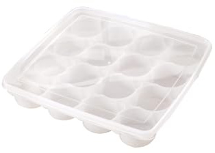 DOITOOL Lot De 16 Boîtes À Cupcakes Blanches À 16 Cavités Pour Sushis