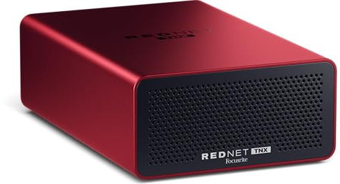 Focusrite RedNet TNX | Low-Latency, Flexible high-Channel-Count Thunderbolt and Dante Interface in a Portable Chassis