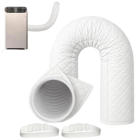 Funda Aislante Para Tubos De Aire Acondicionado Portátil | Funda Protectora Aislante Para Manguera De Aire Acondicionado,Accesorios Versátiles De Cubierta Para Conductos De Ventilación Para Hogar Ofic