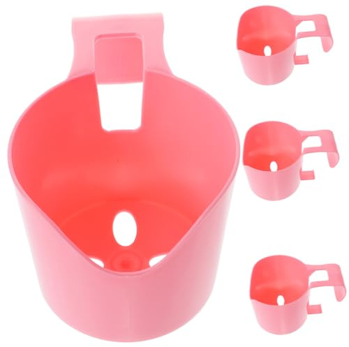 WEKADRIN 4 Piezas Portavasos Piscina Colgante Plástico Soporte Desmontable para Bebidas Junto Piscina Sujetador Antidesbordamiento para y Fácil Instalación