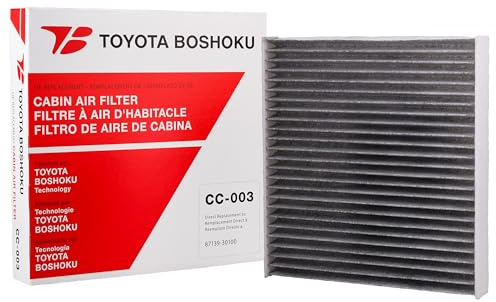 Toyota Boshoku (TB) Cabin Air Filter, Engineered as Direct Replacement 87139-30100 CC-003 Fits 2014-2026 Lexus IS350 3.5L GAS; 2013-2020 GS350 3.5L GAS; 2014-2015 IS250 2.5L GAS