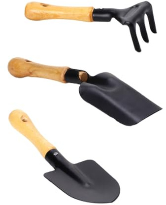 UPKOCH 3 Stück Mini-gartenwerkzeug Junge Mädchen Mit Schaufel Rechen Und Bonsai-pflanzwerkzeug Für Topfpflanzen Und Gartenarbeit Aus Hochwertigem Material Für Langlebigen Gebrauch