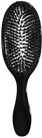 Brosse à cheveux sans shampoing – Polystyrène, démêlant sans pointe, outil de massage du cuir chevelu | Parfait pour les hommes et les femmes, routine de toilettage, réduction des frisottis, améliorat