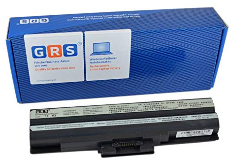 GRS Notebook Akku für SONY VGP-BPS13, VGN-FW11M, VGN-CS11Z, VGN-FW21Z, VGN-AW41MF, VGN-CS11S, VGN-AW11S, VGN-SR21M, VGN-AW31ZJ, VGN-NW31JF, VGN-FW21E, ersetzt: VGP-BPS13 VGP-BPS13/Q VGP-BPS13/B VGP-BPS13A VGP-BPS13B VGP-BPL13 VGP-BPS13B/Q VGP-BPS13A/B VGP-BPS13A/Q, Laptop Batterie 4400mAh, 11.1V