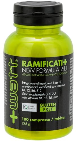 Ramificati+ 2:1:1 Vitamin B Loaded - Amminoacidi Ramificati per Sostenere la Sintesi Proteica - Formato: 100 Compresse P