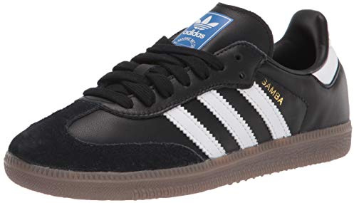 adidas Herren Samba OG, Schwarz, Weiß (Black/White/Gum), 44.5 EU