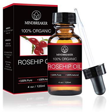 100% reines Hagebuttenkernöl für Gesicht, Nägel, Haare und Haut - 100% Pure & Natural Zertifiziertes Bio - Natural Moisturiser - Kaltgepresstes Premium Hagebuttenöl (60 ml)