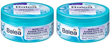 Micellar Eye Makeup Remover Pads Oil- Non-Greasy Pack of 2 (2 x 50 Pieces)