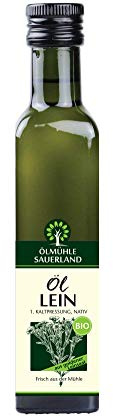 ÖLMÜHLE SAUERLAND - Leinöl goldene Saat Bio nativ kaltgepresst (250 ml)