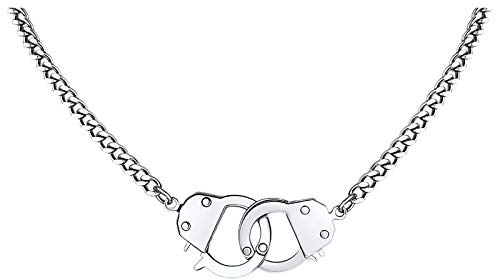 FindChic Kette/Armband/Fußkette für Damen Mädchen Handschnellen Choker Halskette Aesthetic kette Handschnellen Armband für Valentinstag Geburtstag