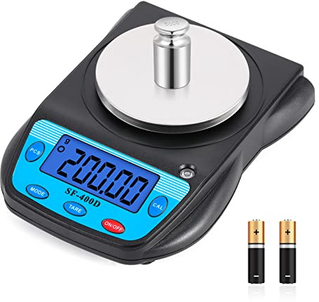Bonvoisin Balance de Laboratoire Numérique 600g x 0.01g Balance Électronique de Précision Affichage LCD Balance de Bijoux Scientifique 0.01g