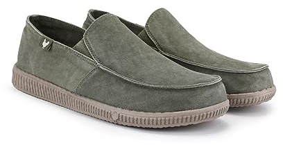 PITAS Walk IN WP150 Slip ON Washed | Mocasines de Hombre | Kaki 46