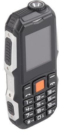 Teléfono Móvil para Personas Mayores, Botón Grande, Fuente Grande, 2G, Teléfono Celular Desbloqueado, Tarjeta Dual, Modo de Espera Dual, Volumen Alto, con Linterna de un Botón Y Alarma(Negro)