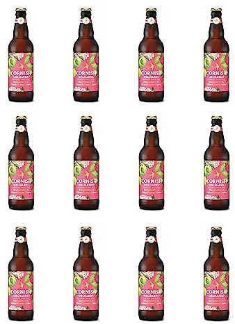 Cornish Orchards 4% Raspberry & Elderflower Cider 50cl - Pack of 12