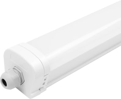 Ledvion - 1er Set, Feuchtraumleuchte LED, 150cm, IP65, 48W, 130 lm/W, Neutralweiss, 4000K, Koppelbar, kellerleuchte, deckenleuchte, garagenbeleuchtung, werkstattbeleuchtung