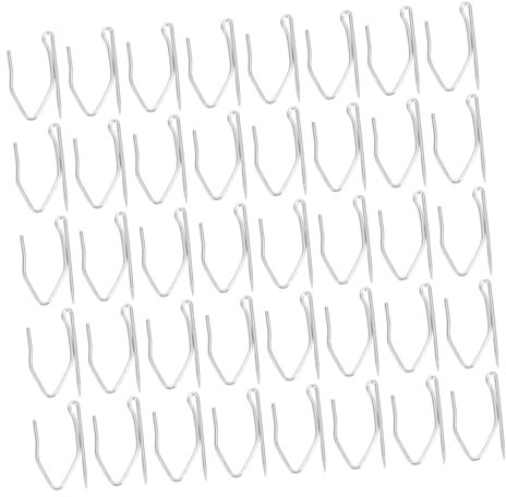Yardenfun 50stücke Haken Für Vorhänge S-förmige Vorhanghaken Aus Eisen Langlebig Und Robust Einfach Anzubringen Entfernen Pro Für Fensterdekoration Und Vorhangzubehör
