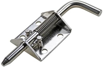 Bisagra de perno telescópico en forma de L con resorte de acero inoxidable 304, bisagra for puerta de gabinete de equipo mecánico industrial, 1 pieza