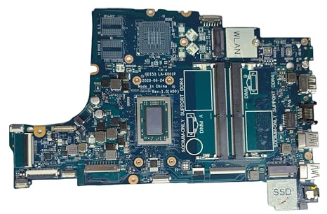 GDI53 LA-K001P Carte mère de rechange pour ordinateur portable Dell Vostro 3405 Processeur Ryzen 7 3700U 0DRFWY DRFWY