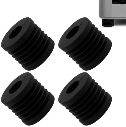 Batheidon 4 Stück stoßdämpfende Gummifüße für 3D-Drucker, vibrationsdämpfendes Zubehör, Anti-Rutsch-Matte kompatibel mit für Bambu Lab X1, P1P, P1S, reduziert Geräusche und erhöht Stabilität