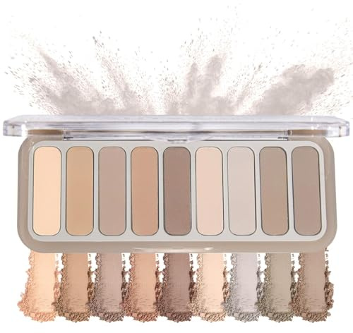 Lilbitty Lidschatten Palette Mit 9 Beliebten Farbnuancen, Hochpigmentierter Und Wasserfester Korean Make Up Kosmetik, Ideal Für Alle Gelegenheiten