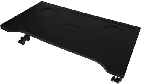 CALLARON Table Pliante pour Fauteuil Roulant Petite Table Amovible Tablette Repas Légère et Portable Pratique pour Manger Intérieur ou Extérieur
