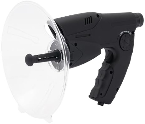 Microphone directionnel - Microphone parabolique - Appareil d'écoute - 200 m - Détective - Avec casque, jumelles grossissantes 8x - Amplificateur sonore - Enregistrement pour l'observation des oiseaux