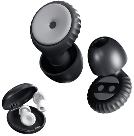 Ohrstöpsel zum Schlafen Noise Cancelling Gehörschutz, 2 Paar Wiederverwendbare und waschbare weiche Silikon-Ohrstöpsel, 30-33dB zur Lärmreduzierung für Seitenschläfer, Schnarchen, Flugzeug, Arbeit