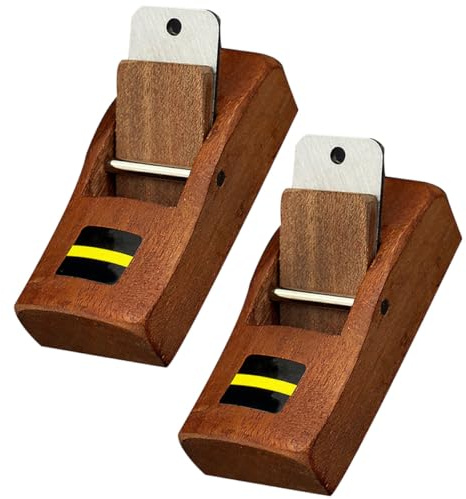 HAPINARY 2 Stück Holzhobel aus Kunststoff und Stahl Scharfe und Einfach zu Bedienende Handhobel für Holzbearbeitung mit Gipskarton und Holzplatten für Holzarbeiten