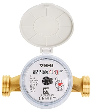 Wasserzähler für Haus und Garten 4 M³ / h 3/4 16 bar 5 Jahre Garantie antimagnetisch