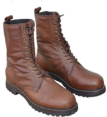 Noble House Botas de Paracaidista Monte Cassino en Cuero de Toro Paraguayo Marrón (43 EU)