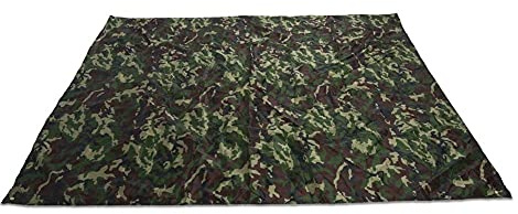 Aeloa Tarp Impermeable Tente Tarp, Abri Anti Pluie RainTent Léger et Léger for Portable avec Sac de Rangement Camping Tarp(Camouflage) (Taille : 2 * 2m)