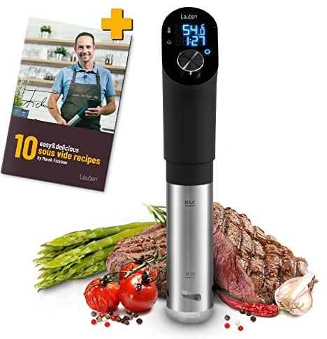 Lauben Sous Vide Stick SV01 Cuiseur de précision – Thermostat submersible professionnel 1200 W pour votre maison | Cuiseur sous vide