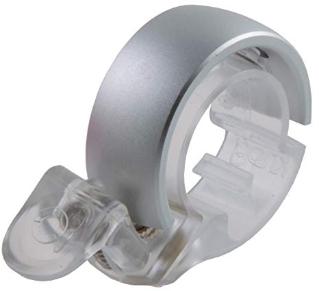 Knog Fahrradklingel Oi Classic Large 23,8-31,8 mm, Silber Transparent, KNCL