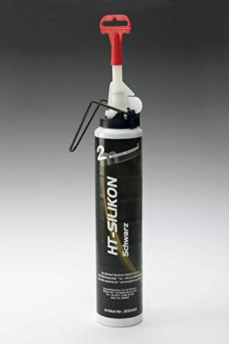 Silicone HT nero, 1 componente sigillante ad alta temperatura, elastico.