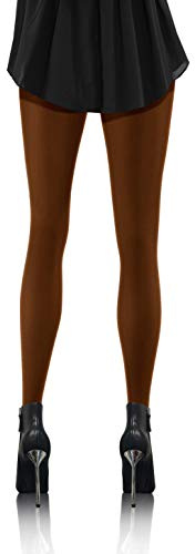 sesto senso Thermostfumpfhose Baumwolle Damen 200 Den Strumpfhose Winter Warm Blickdicht 3 M Glace Beige