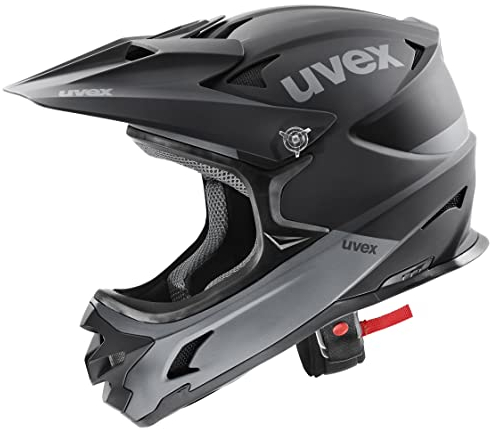 uvex hlmt 10 - robuster MTB-Helm für Damen und Herren - vier verfügbare Schalengrößen - optimierte Belüftung - black-grey matt - 56-58 cm
