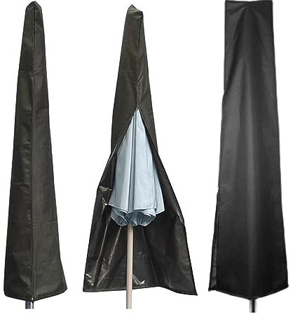Funda Protectora Para 2-4m Sombrilla De Jardín Funda Parasol Impermeable Tejido Oxford 210D, Impermeable, Resistente Al Polvo, Antirayos Cubierta Sombrilla Para Exteriores ( Tamaño : 220x30/50cm )