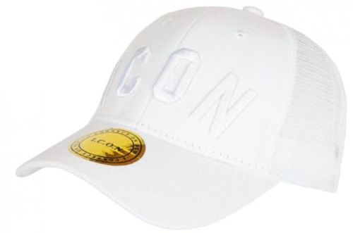 Hip Hop Honour Casquette Filet Icon Blanche Classe et Tendance Wyck - Taille Unique - Blanc