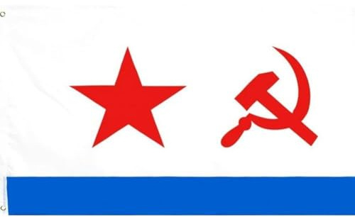 Luxylei Flagge Der Sowjetischen Marine, Flagge Der Sowjetunion, 90 X 150 cm, Flagge Der UDSSR, Russische Armee, Militär, Sowjetunion, CCCP, Marineflaggen