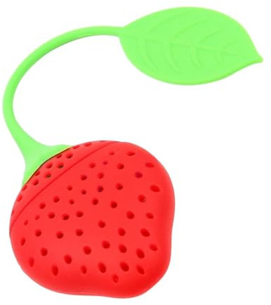 PRETYZOOM Strawberry Shape Silicone Tea Infuser for Loose Leaf Straining Kitchen Tea Tools Gadgets