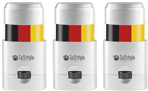 Taffstyle Schminkstift Set Deutschland Fan Schminke Deutsche Flagge Fanartikel