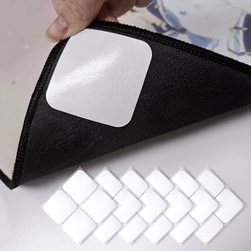 WAITER TREE Anti-Slip Stickers 24PCS Multifunctional Transparent Thin Grips for Tablecloth Table Runners Mat Carpets Sofa Covers Party and Wedding Decorations