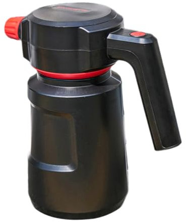 Baoblaze Pulverizador de Espuma eléctrico para Coche, espumador de Mano, 2 l, Recargable por USB, Botella pulverizadora eléctrica para vehículos recreativos, Rojo