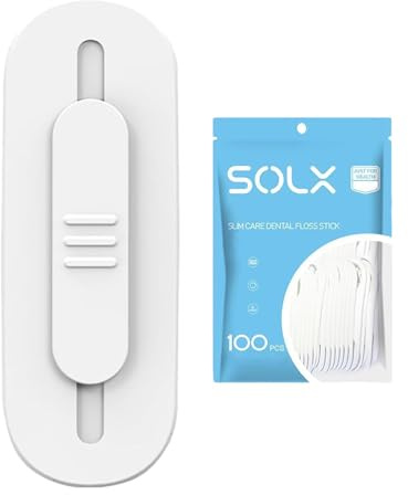 Scatola portaoggetti per filo interdentale, per filo interdentale ricaricabile,Scatola automatica per bastoncini di filo interdentale | Porta filo interdentale da 110 plettri