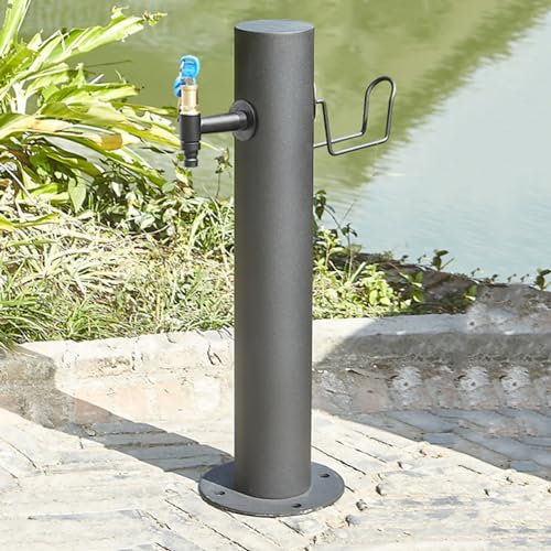 Colonna d'acqua verticale da giardino in acciaio inossidabile 304 con fontana da giardino all'aperto di protezione contro le crepe.